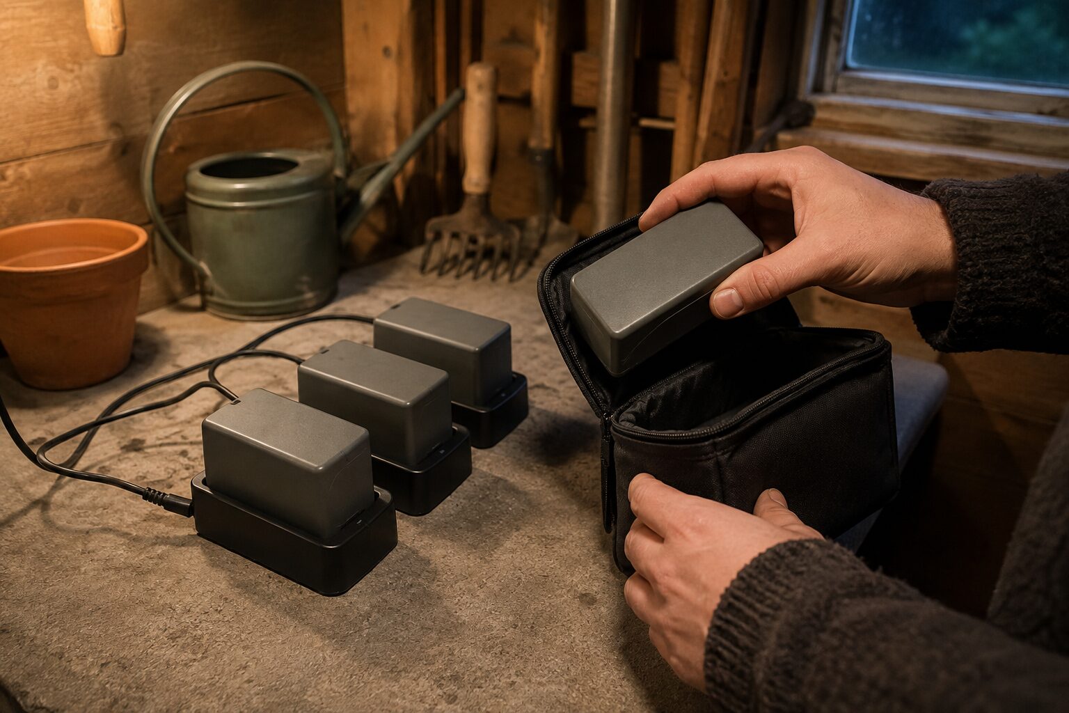Extra accu's en laden voor drones