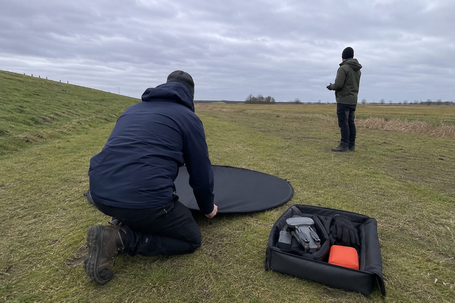 Landing pad, spotter en veldkit