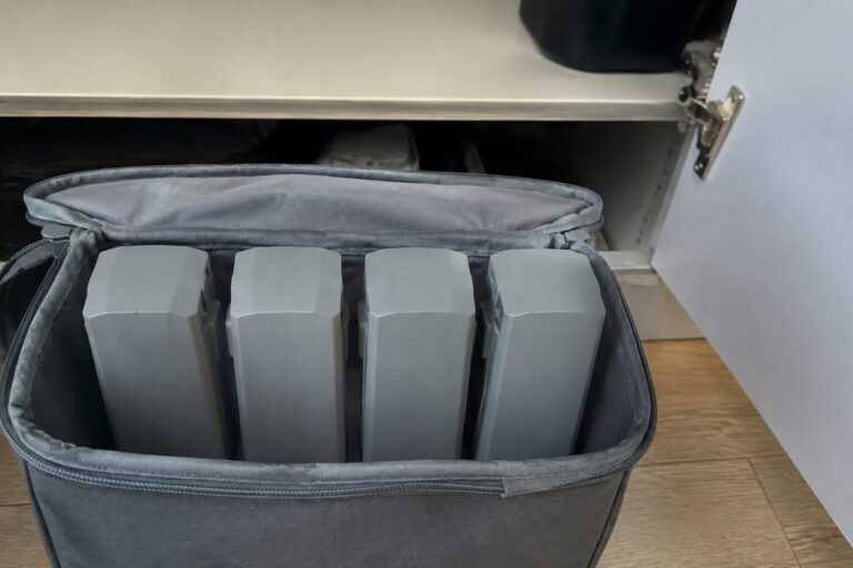 Drone-accessoires thuis bewaren