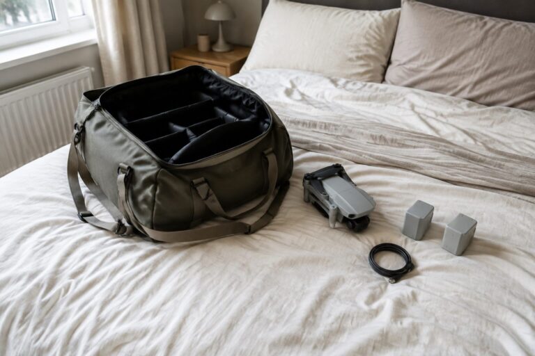 DJI Mini 4 Pro mee op vakantie