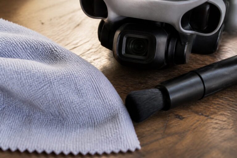 Drone lens schoonmaken zonder krassen