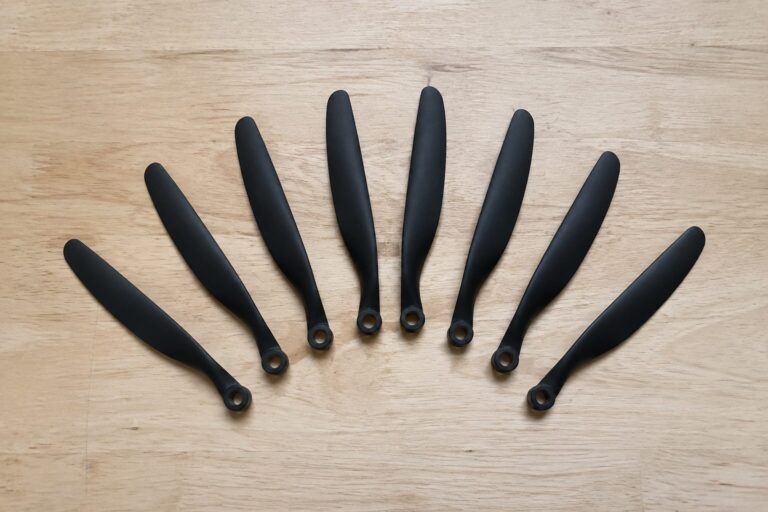 Hoeveel reservepropellers neem je mee?